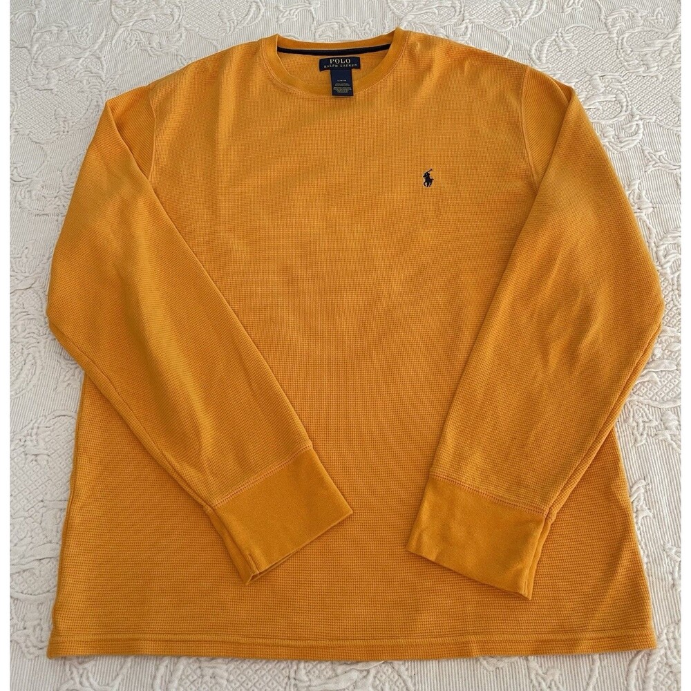 Polo Ralph Lauren Waffle Knit Versatile Casual Shirt or Sleepwear Mens Large